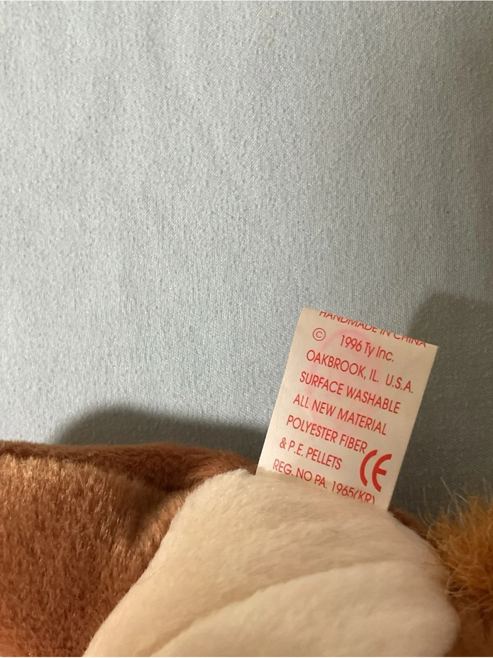 Ty Nuts Brown and Cream Squirrel Plush with Tags